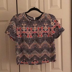 Printed Topshop blouse